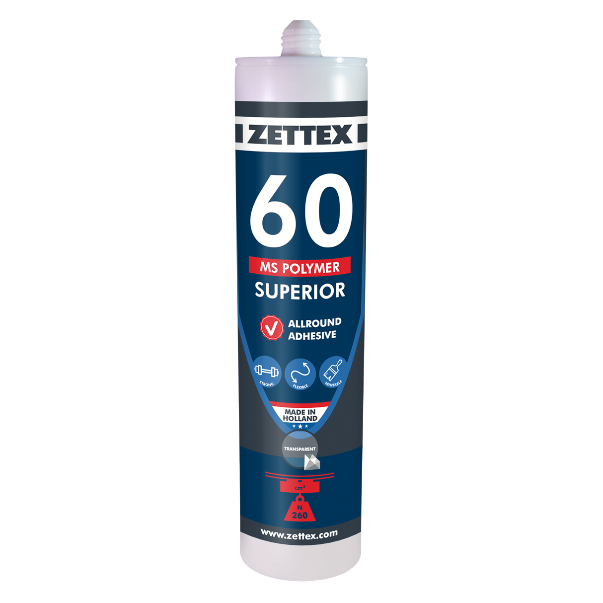 Zettex MS60 - MS-Polymer Allround Kleber & Dichtstoff - transparent