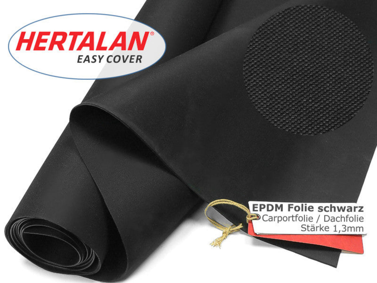 Hertalan EPDM Dachfolie Easy Cover 1,3 mm - dachfolien.de