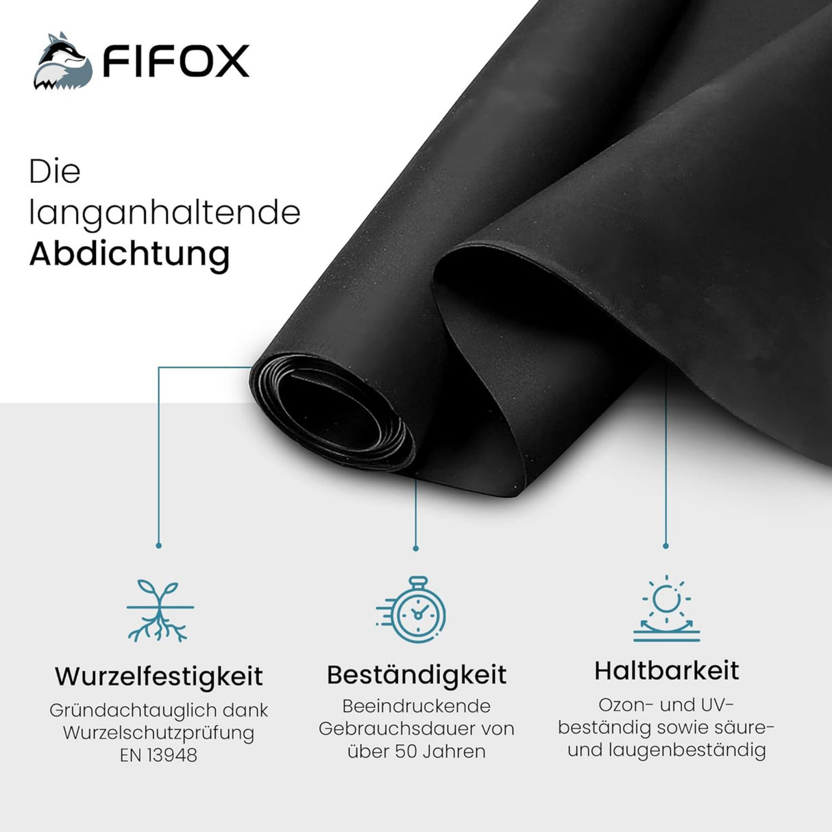 FiFox EPDM roof foil Pro 1.5 mm