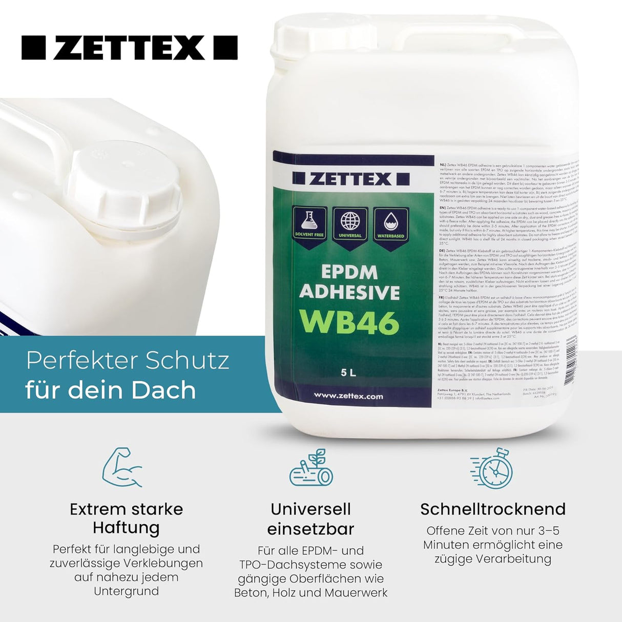 Water-based surface adhesive - Zettex WB46