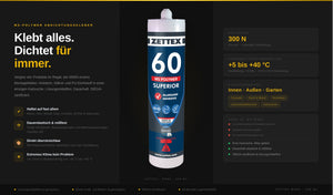 Zettex MS60 - MS-Polymer Allround Kleber & Dichtstoff - transparent